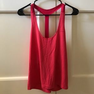 Red Nike Scoop Neck Tank Top